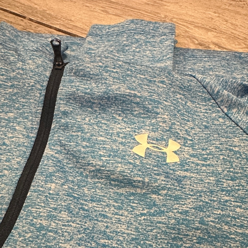 Under Armour Women’s Blue Quarter-Zip Pullover Size SM - Picture 2 of 3
